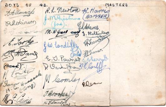 1953 SCTS Class 4S Signatures