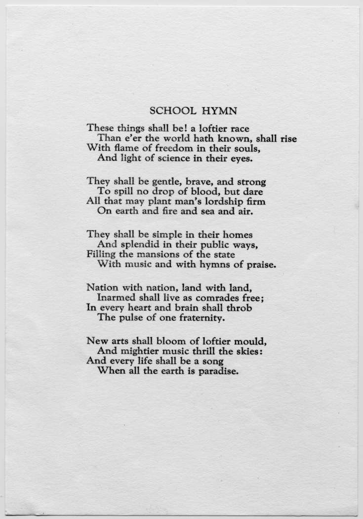 School Hymn Insert - Click for more about this hymn