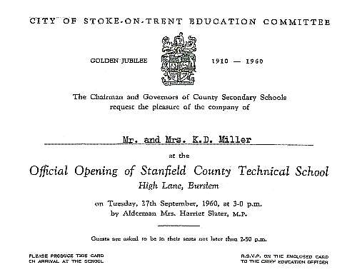 STHS Opening invitation