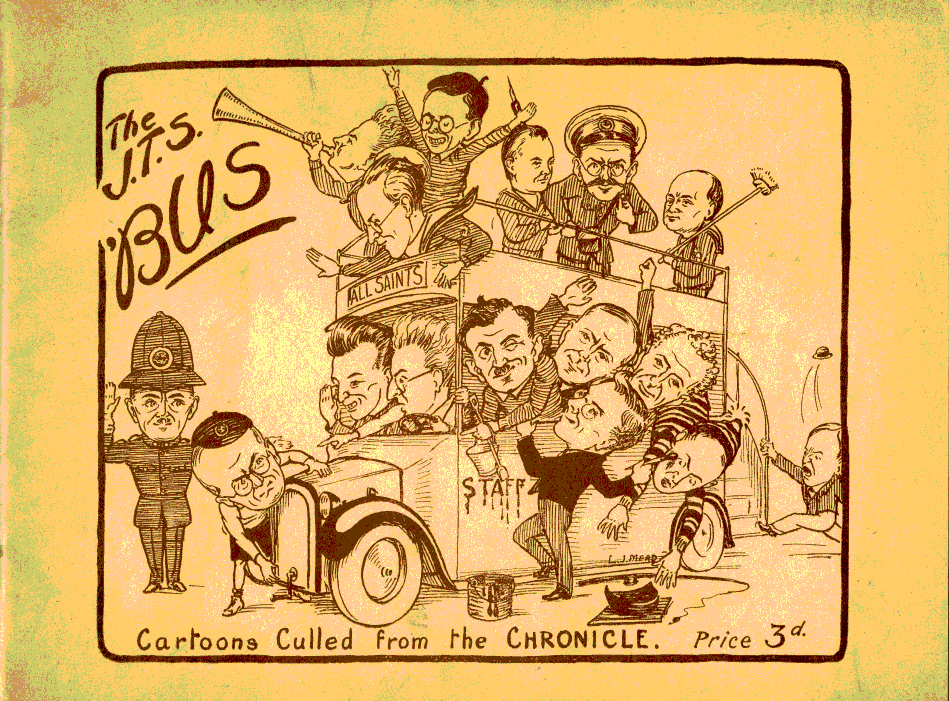 JTS Portsmouth 1932 cartoons - Front Cover