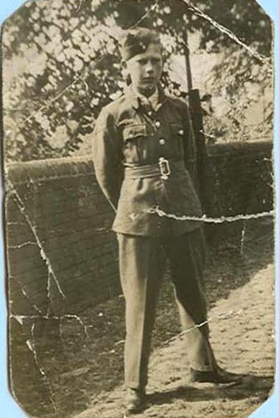 Roy Billington as a cadet - use magnifier for larger picture